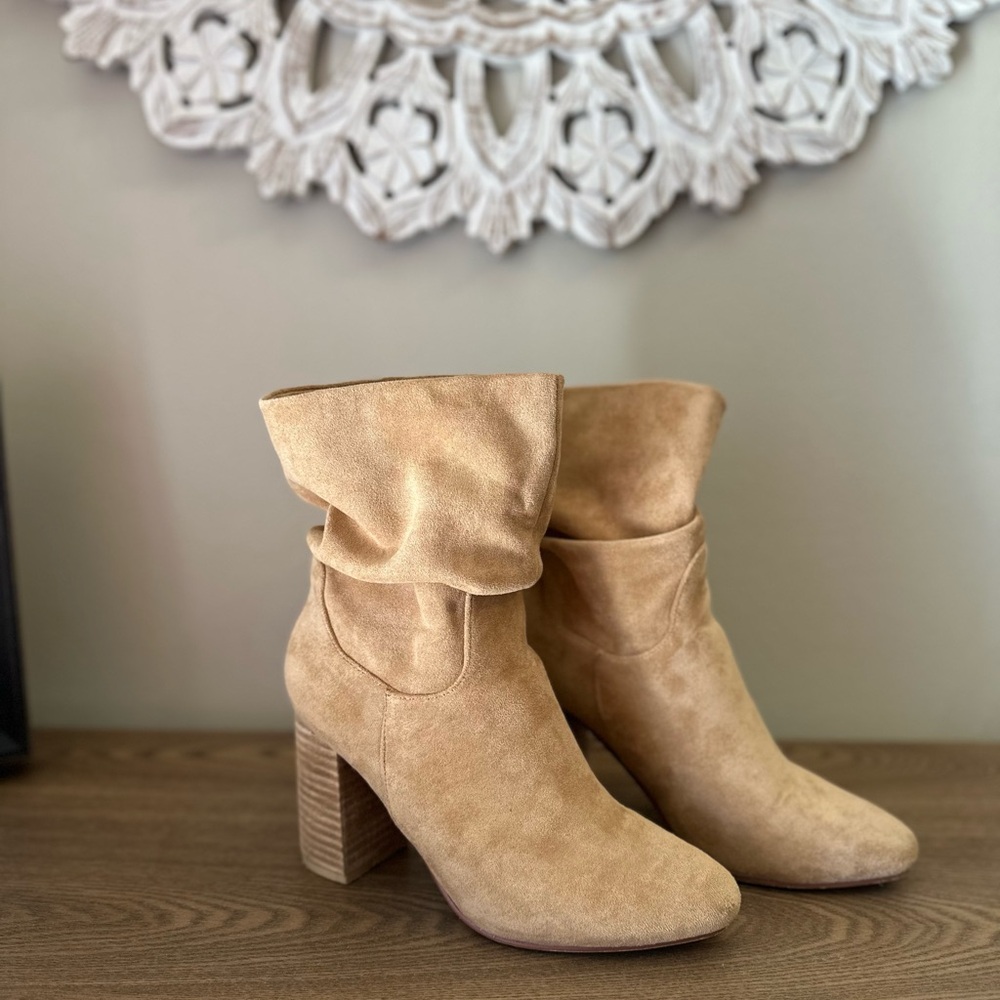 Tan Suede Ankle Boots